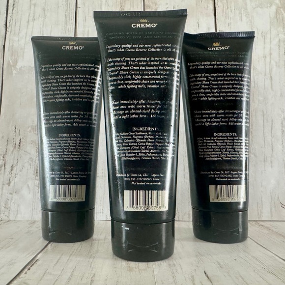 Cremo Reserve Collection No 13 Distillers Blend Shave Cream 6 fl oz 3 Pack - Picture 2 of 6